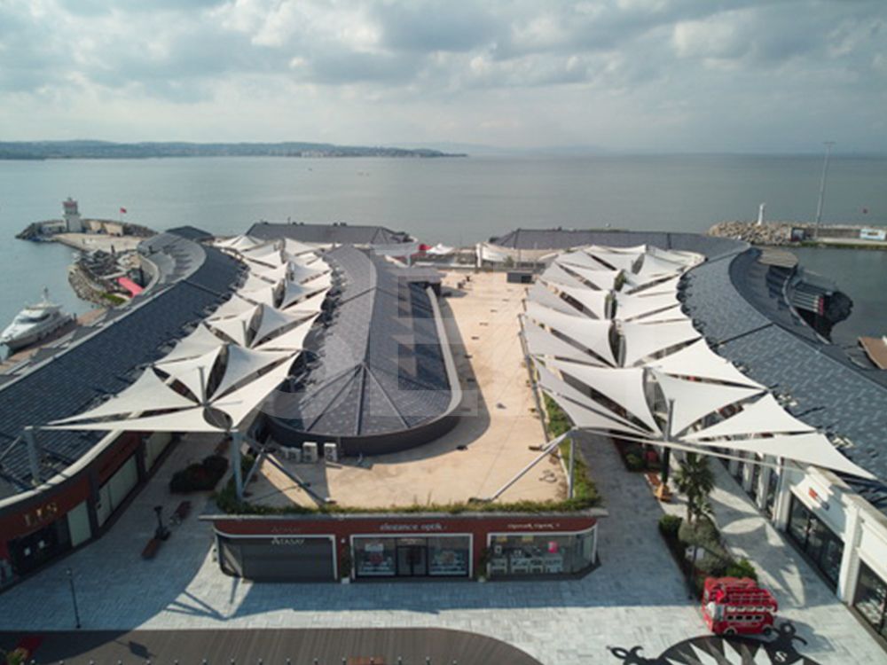 土耳其·伊斯坦布爾膜結構通道遮陽